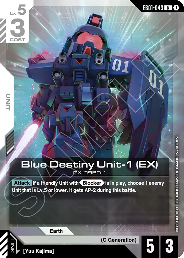 Blue Destiny Unit-1 (EX) EB01-043