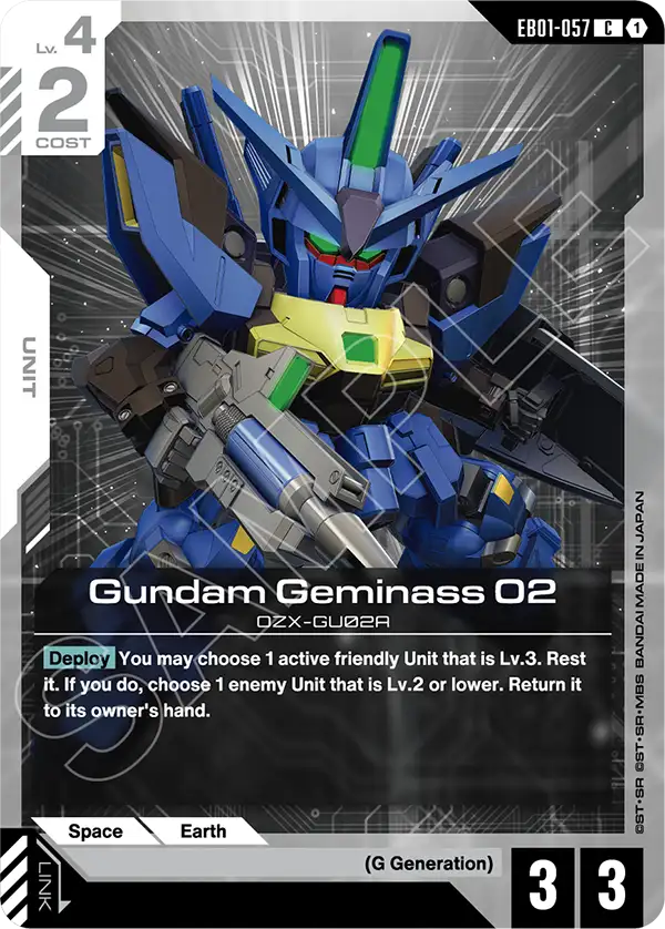 Gundam Geminass 02 EB01-057