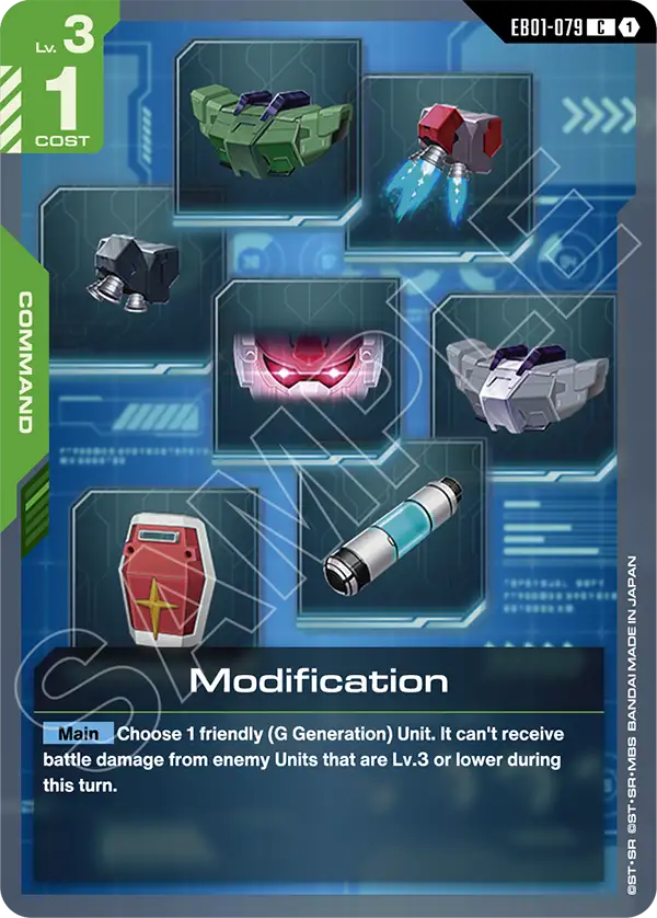 Modification EB01-079