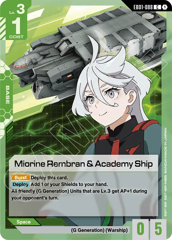 Miorine Rembran & Academy Ship EB01-088