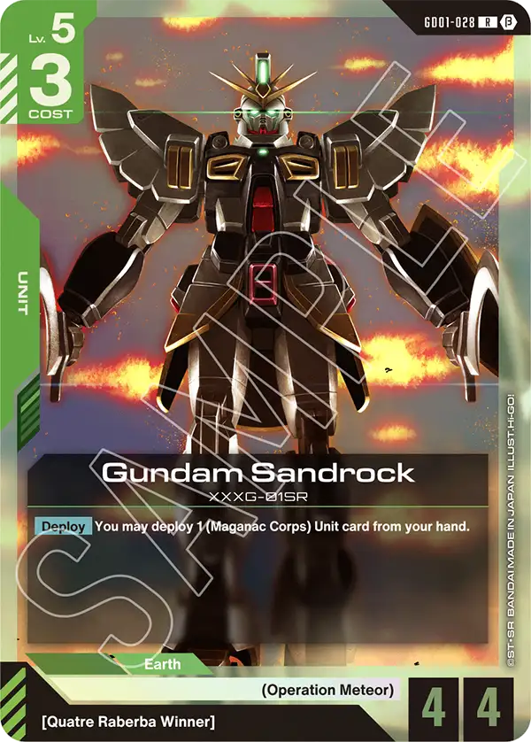 Gundam Sandrock GD01-028