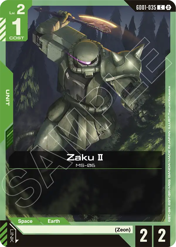 Zaku Ⅱ GD01-035