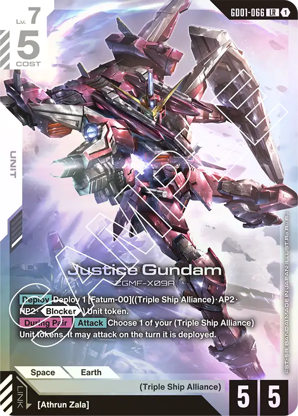 Justice Gundam GD01-066