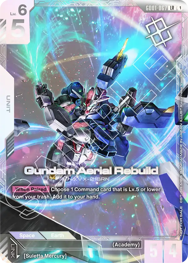 Gundam Aerial Rebuild GD01-067