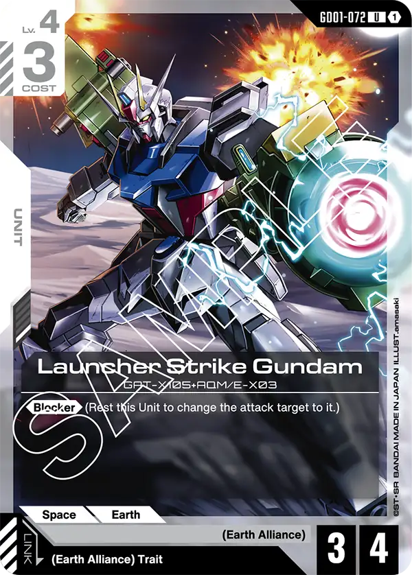 Launcher Strike Gundam GD01-072