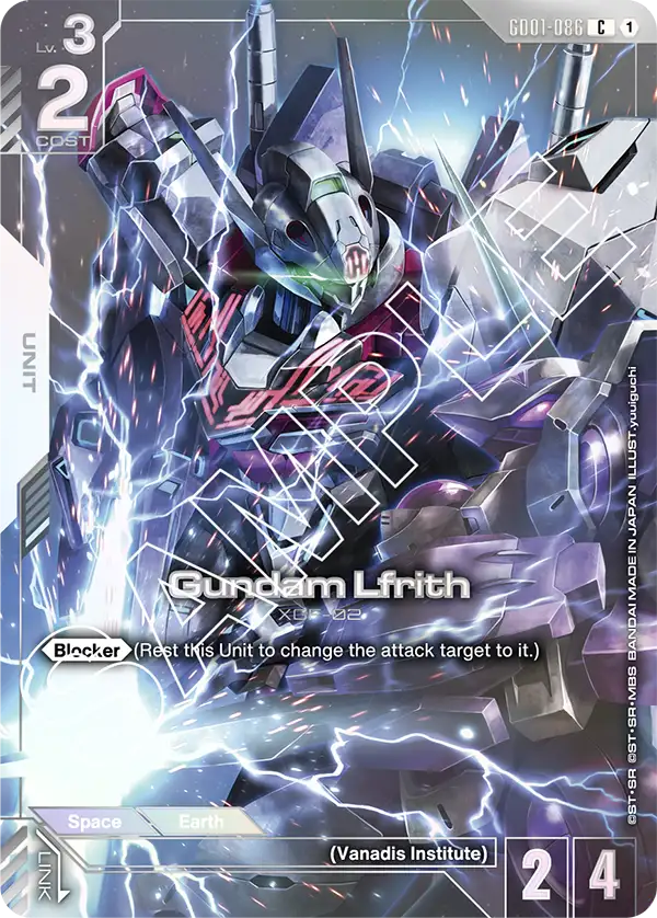 Gundam Lfrith GD01-086
