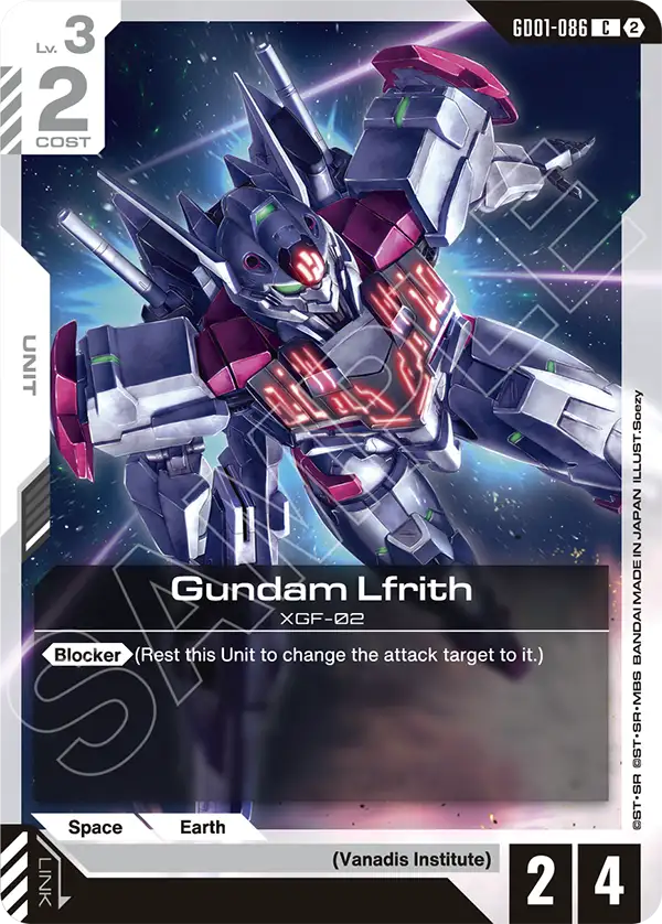 Gundam Lfrith GD01-086