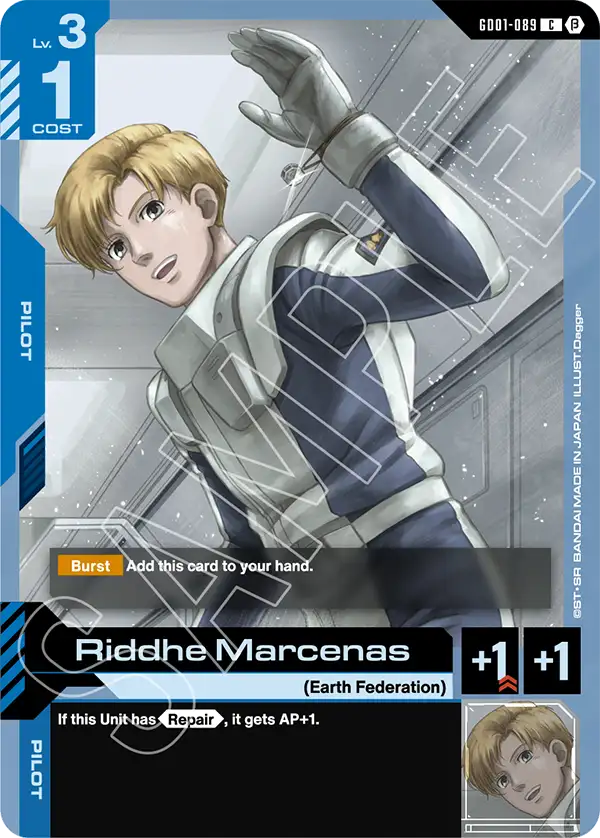 Riddhe Marcenas GD01-089