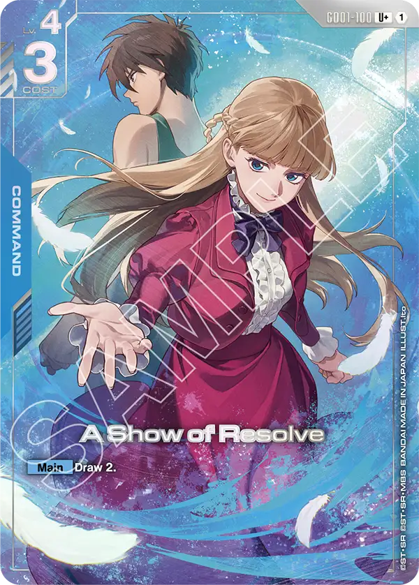 A Show of Resolve GD01-100