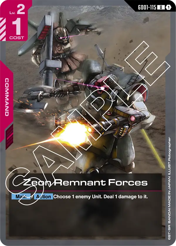 Zeon Remnant Forces GD01-115