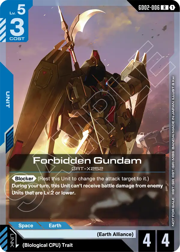 Forbidden Gundam GD02-006