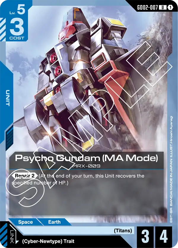 Psycho Gundam (MA Mode) GD02-007