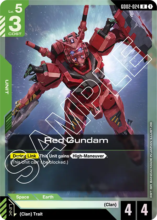 Red Gundam GD02-024