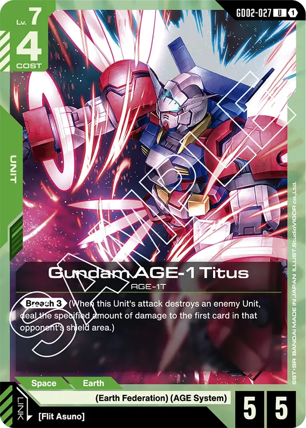 Gundam AGE-1 Titus GD02-027