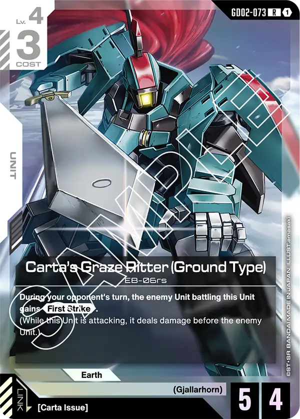 Carta's Graze Ritter (Ground Type) GD02-073