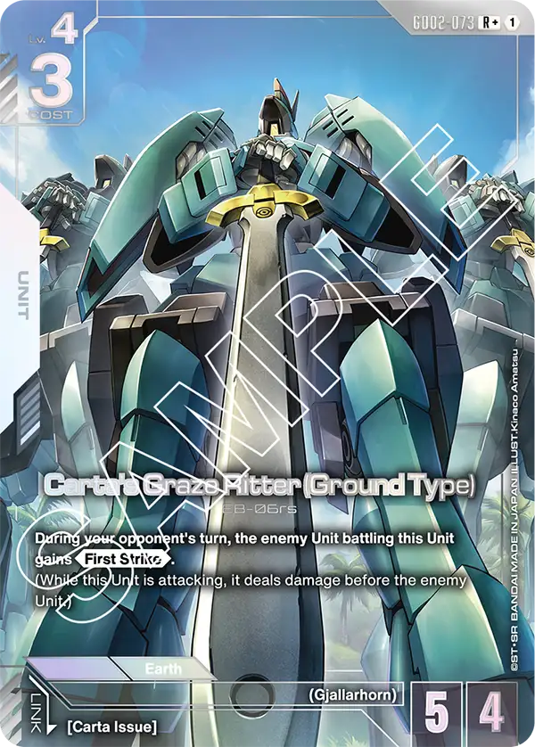 Carta's Graze Ritter (Ground Type) GD02-073