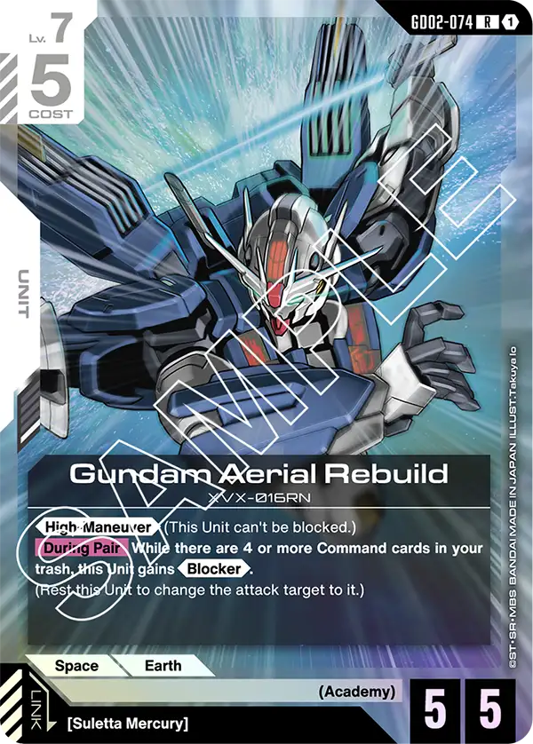 Gundam Aerial Rebuild GD02-074