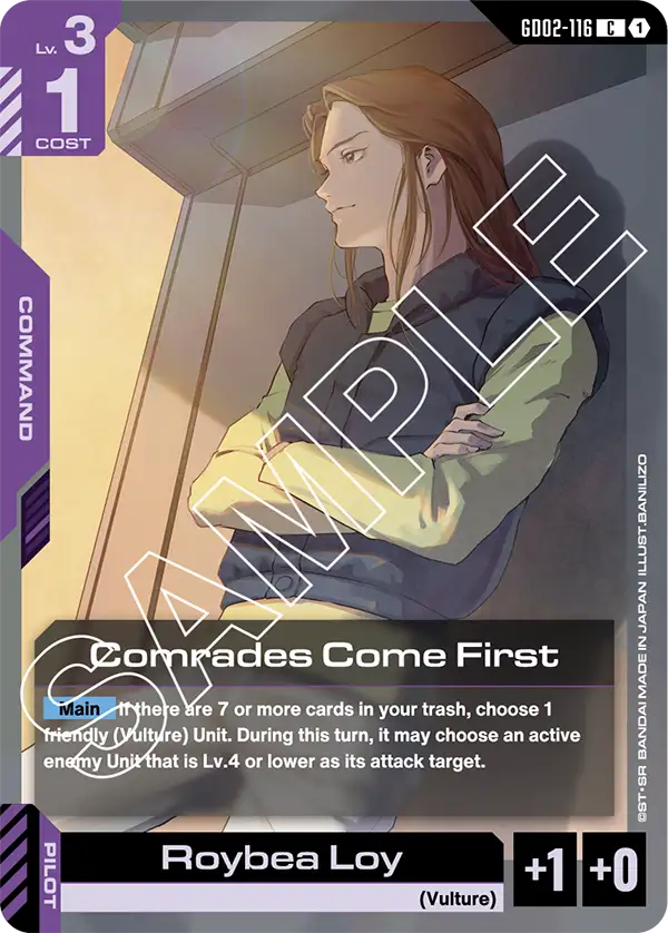 Comrades Come First GD02-116