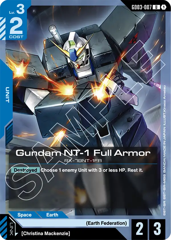 Gundam NT-1 Full Armor GD03-007