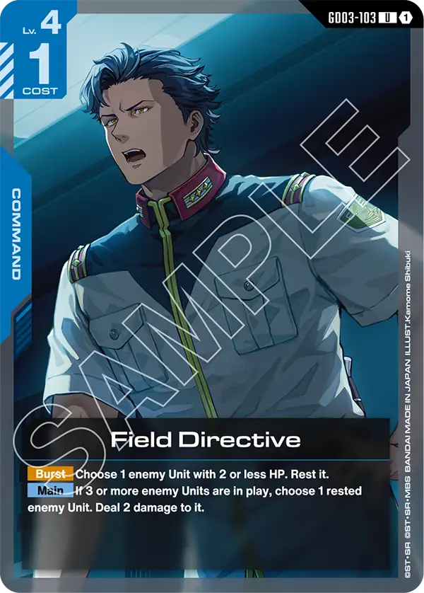 Field Directive GD03-103