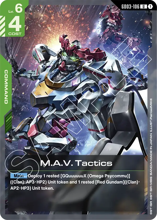 M.A.V. Tactics GD03-106