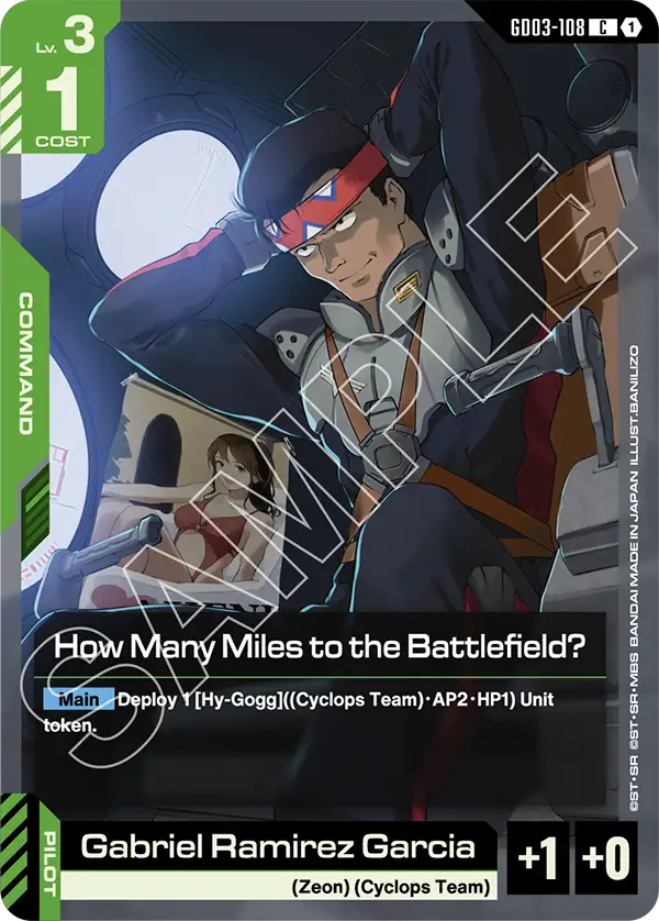How Many Miles to the Battlefield? GD03-108