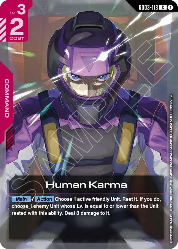 Human Karma GD03-113