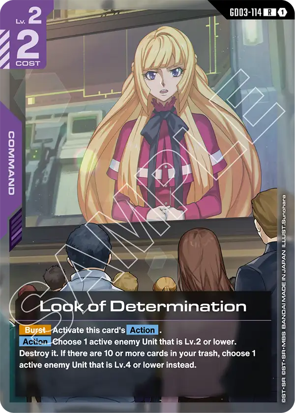 Look of Determination GD03-114