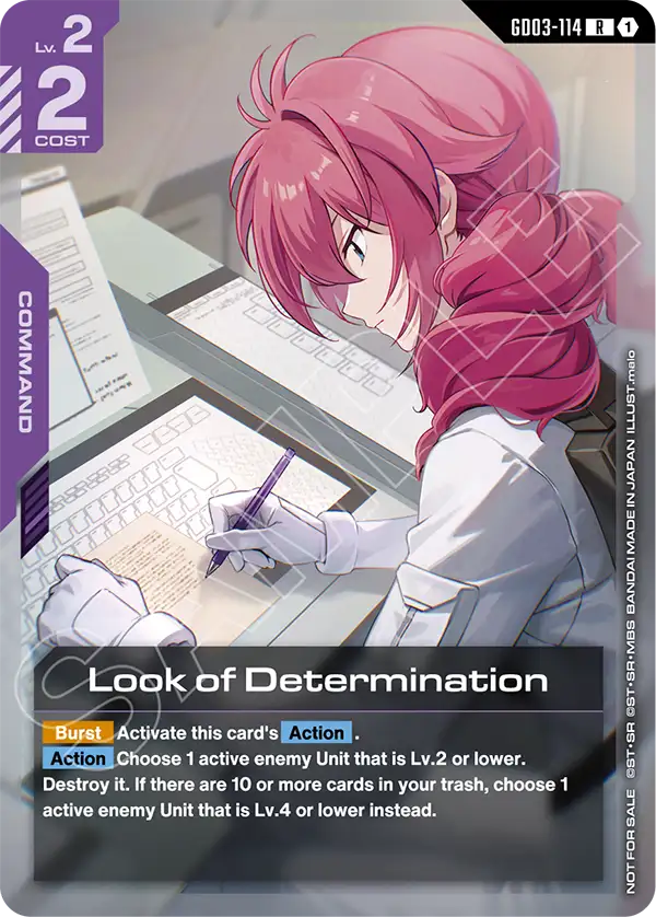 Look of Determination GD03-114