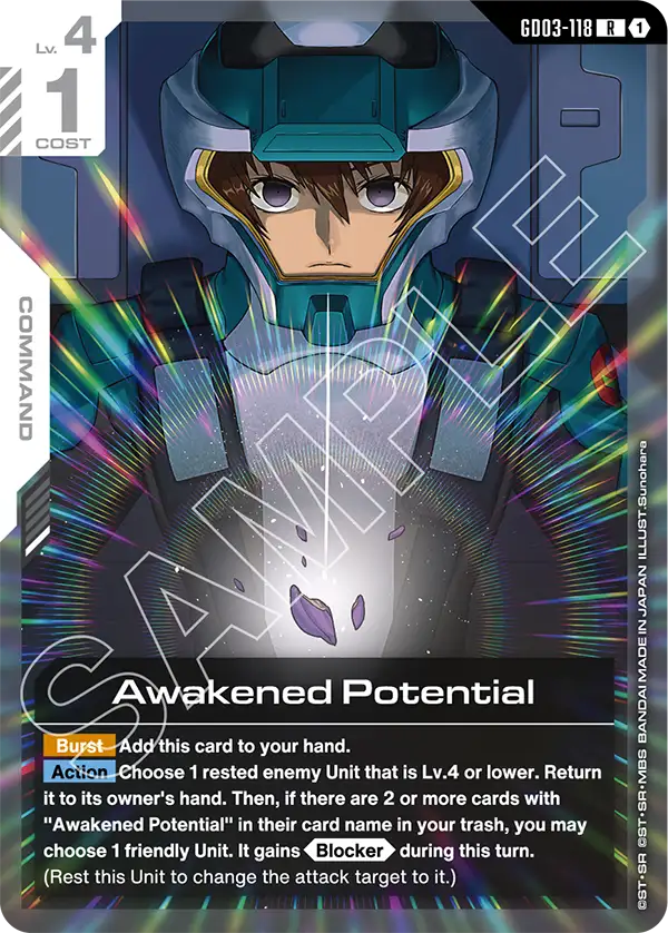Awakened Potential GD03-118