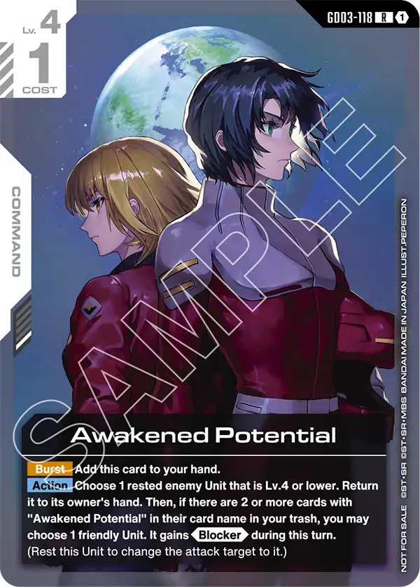 Awakened Potential GD03-118