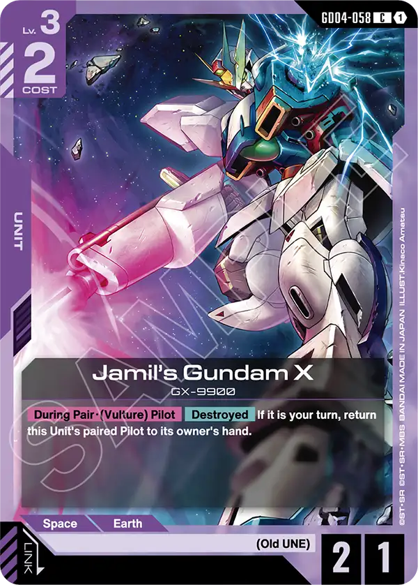 Jamil's Gundam X GD04-058