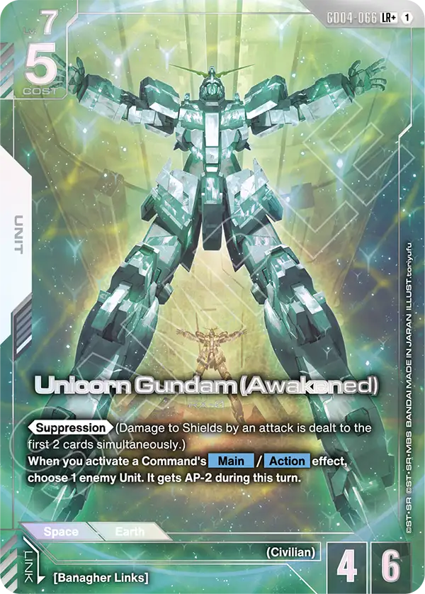 Unicorn Gundam (Awakened) GD04-066
