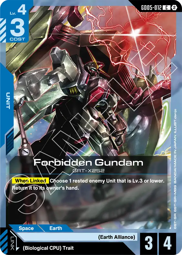 Forbidden Gundam GD05-012