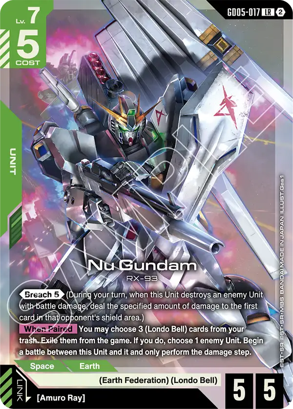 Nu Gundam GD05-017