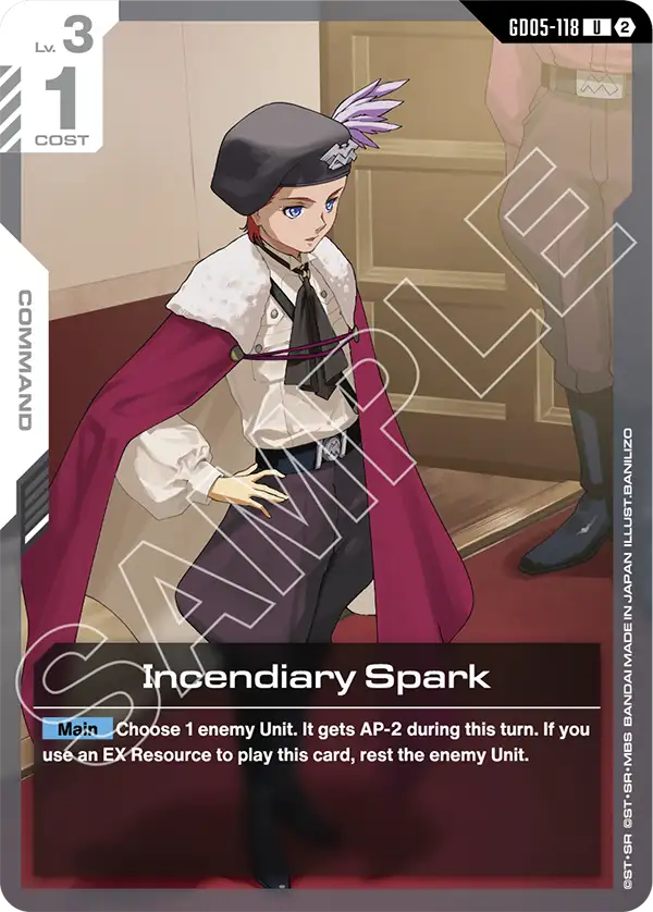 Incendiary Spark GD05-118