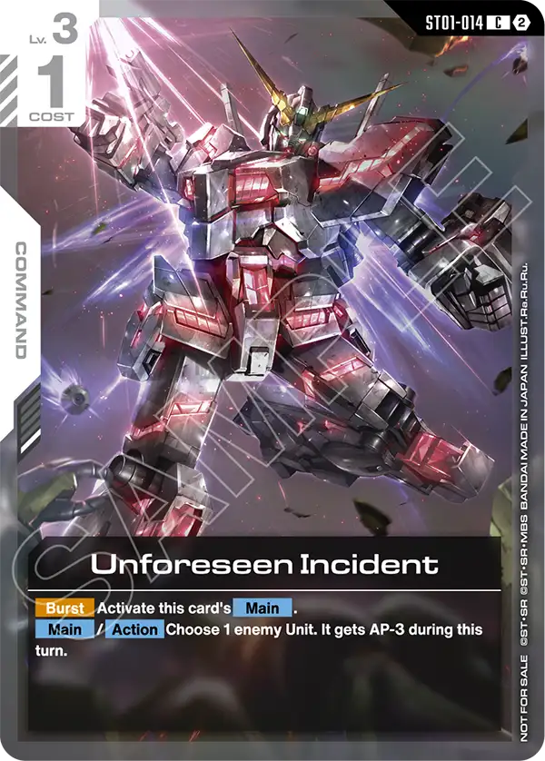 Unforeseen Incident ST01-014