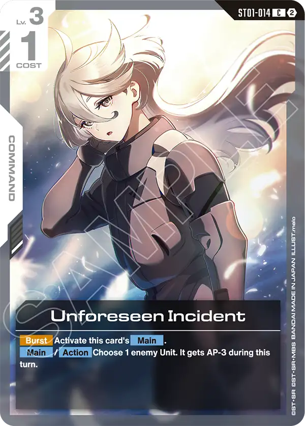 Unforeseen Incident ST01-014