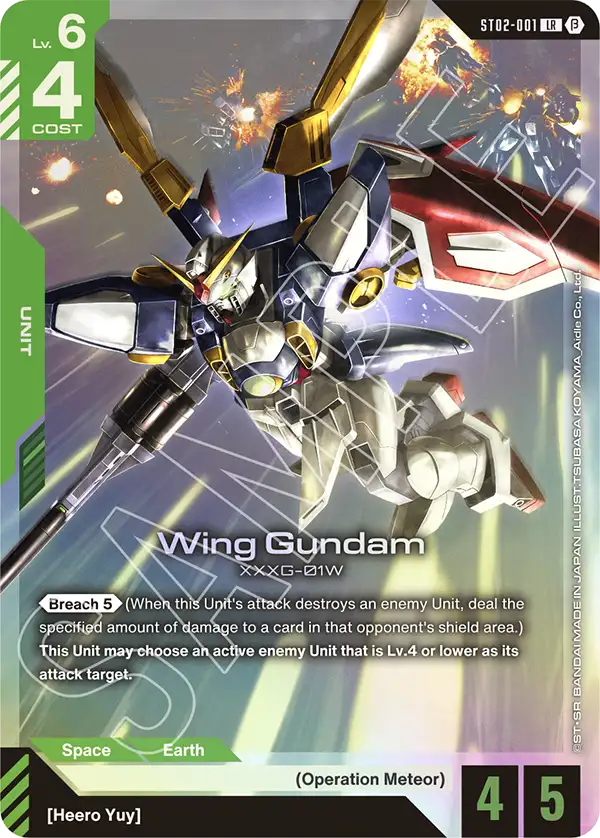 Wing Gundam ST02-001
