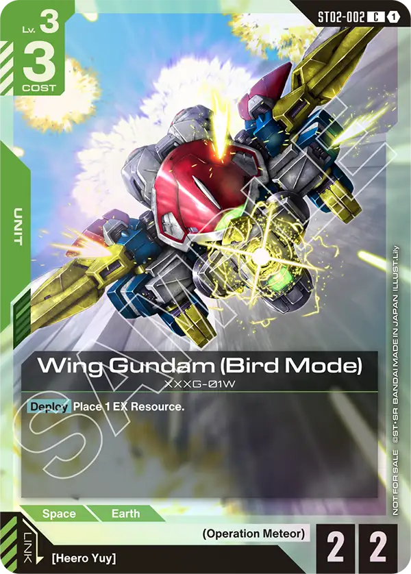 Wing Gundam (Bird Mode) ST02-002