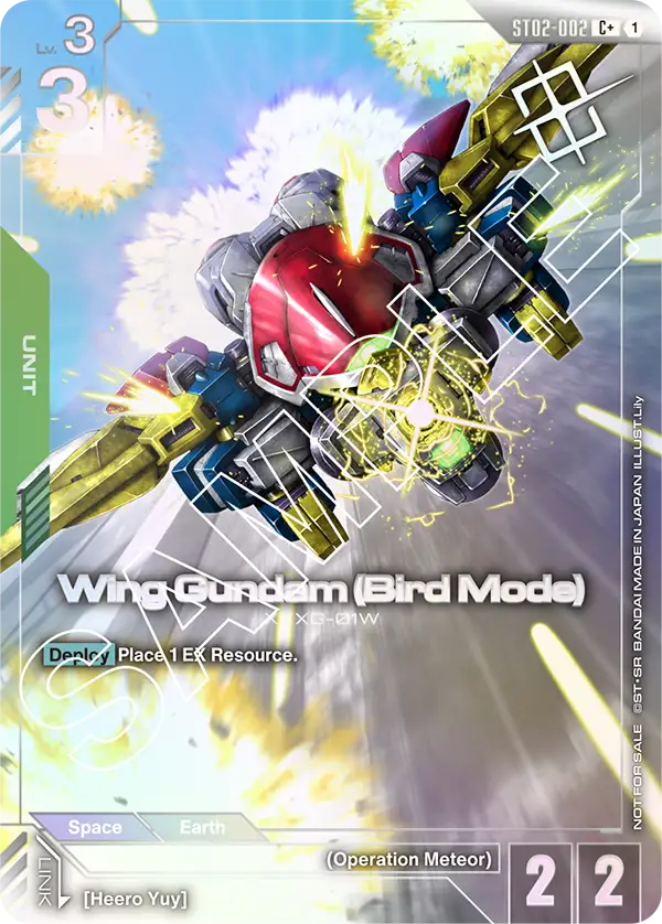 Wing Gundam (Bird Mode) ST02-002