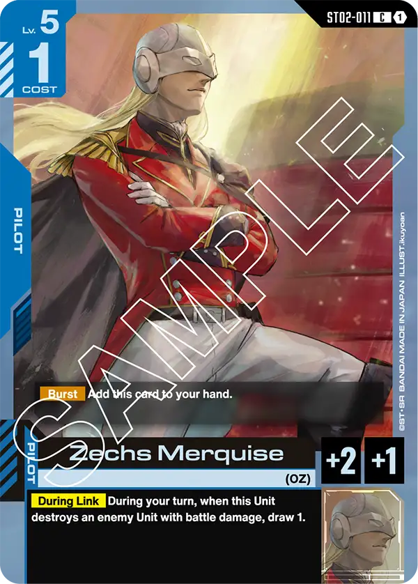 Zechs Merquise ST02-011
