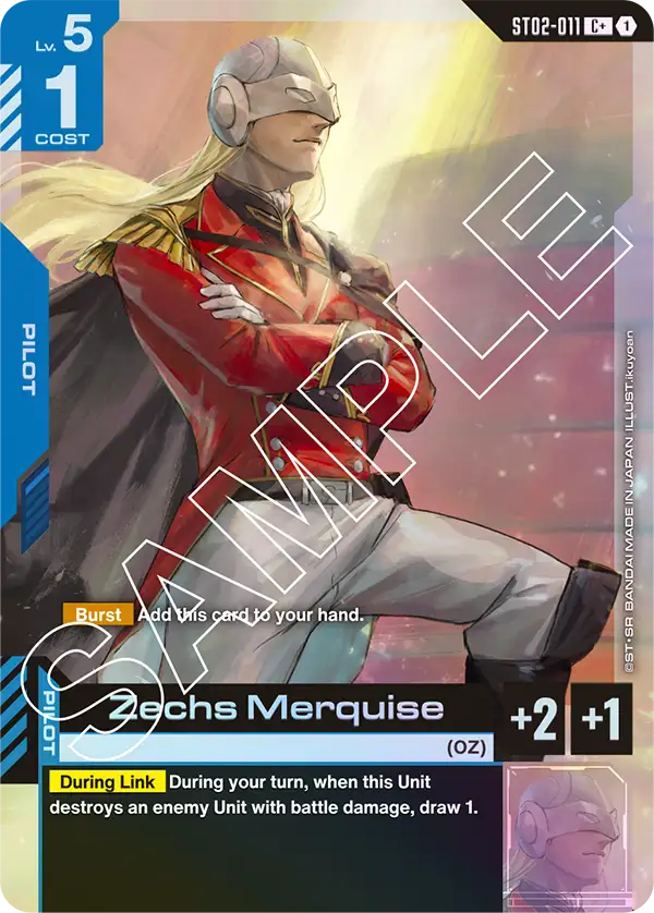 Zechs Merquise ST02-011