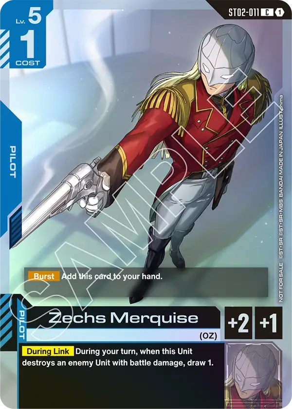 Zechs Merquise ST02-011