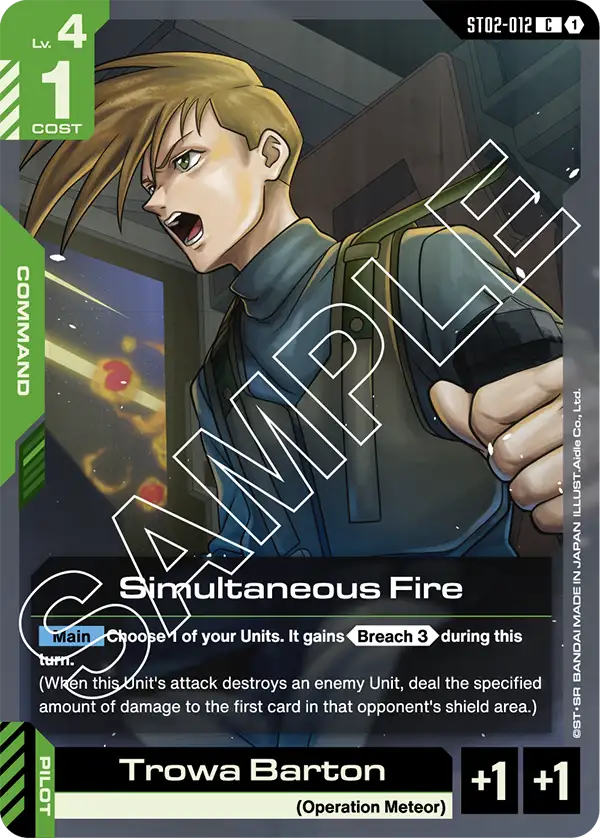 Simultaneous Fire ST02-012