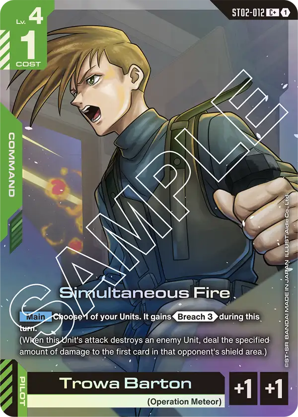 Simultaneous Fire ST02-012