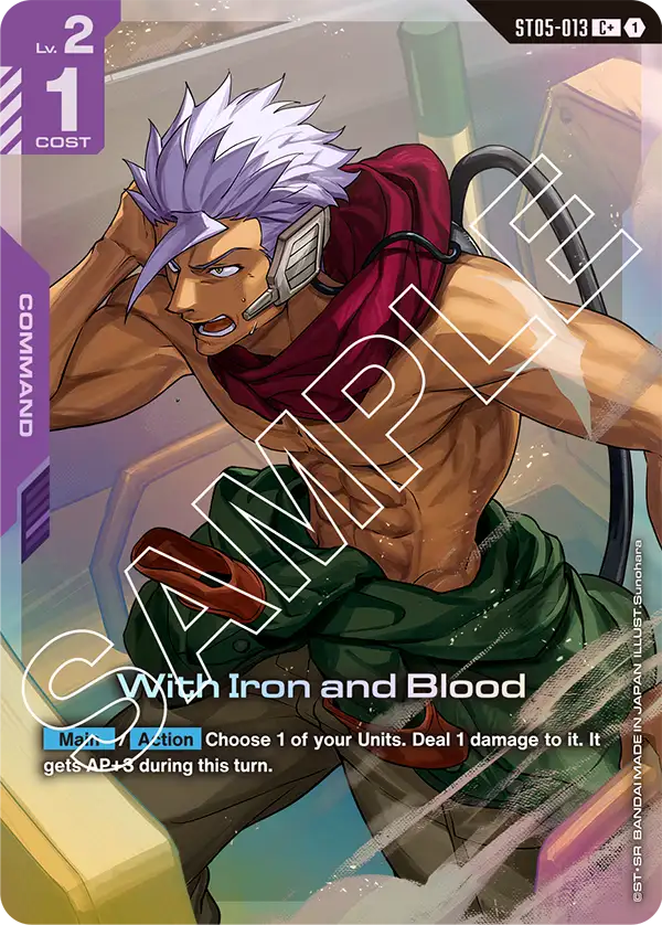 With Iron and Blood ST05-013