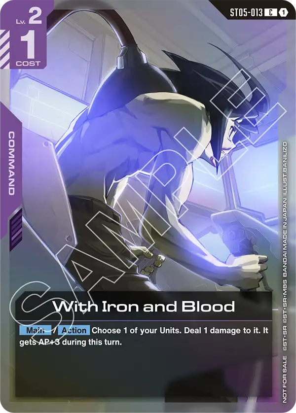 With Iron and Blood ST05-013