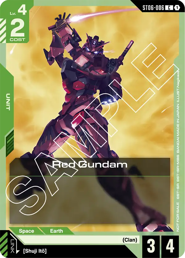 Red Gundam ST06-006