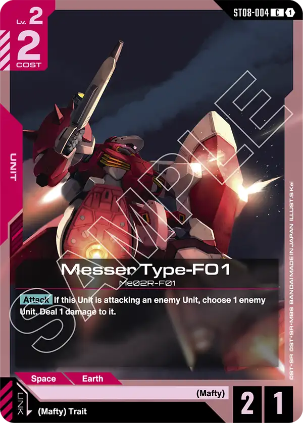 Messer Type-F01 ST08-004